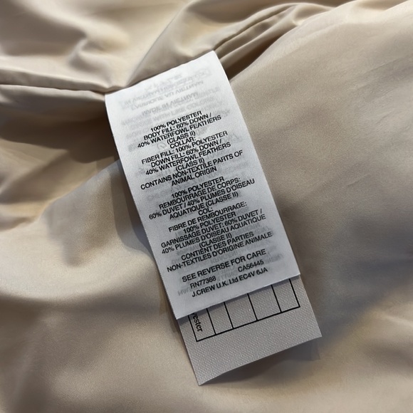 J. Crew ivory puffer vest - Picture 14 of 15